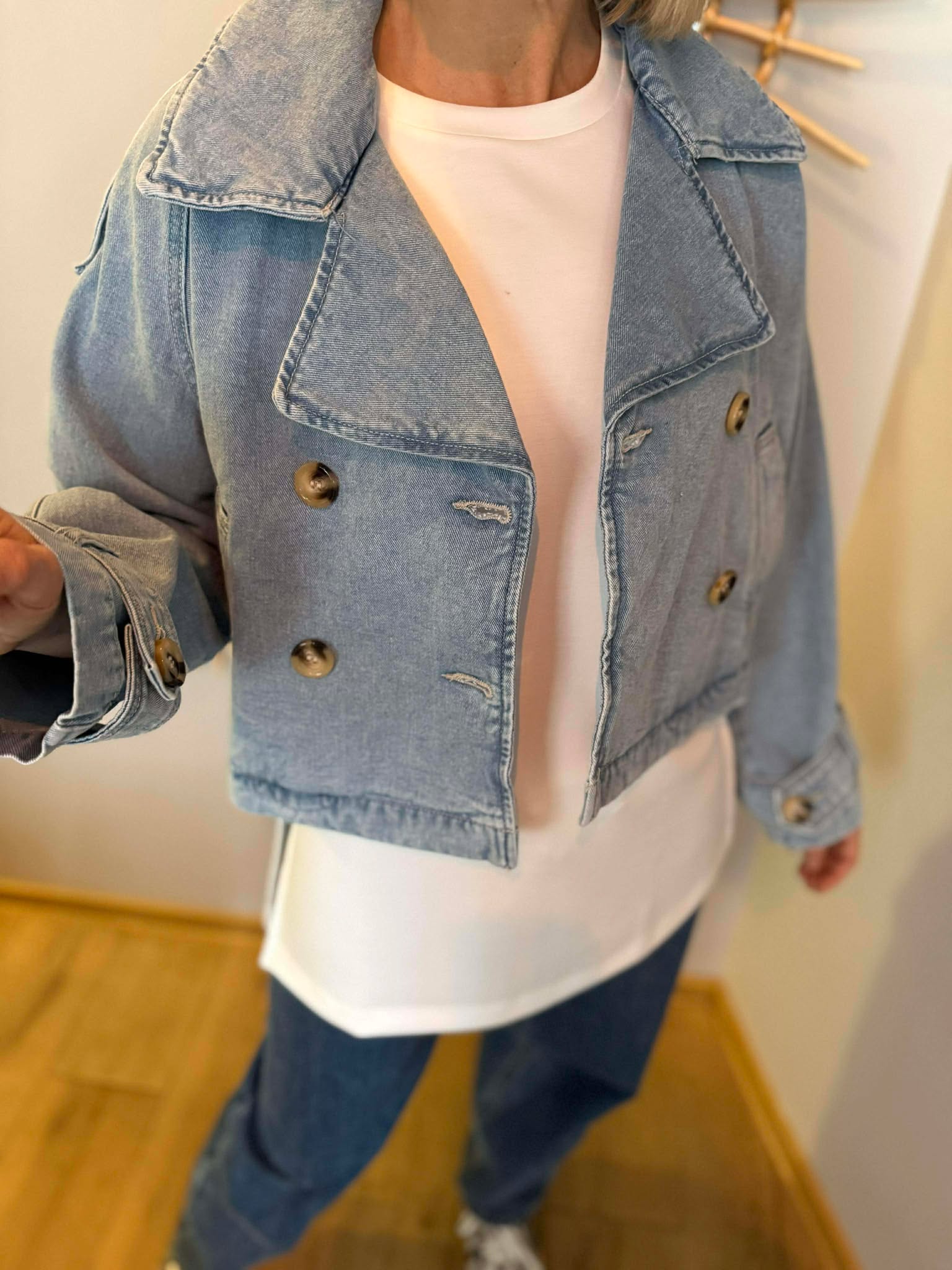 VMLELOU Jacket - Light Blue Denim